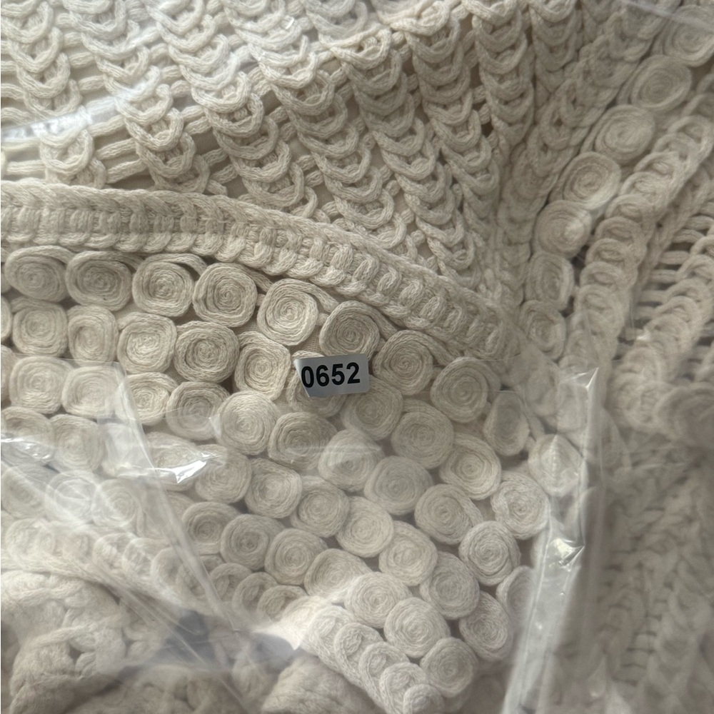 NWOT Indigo Thread Co Women’s 2X Cream Lace Patterned Sculpted Sleeveless Top - Picture 4 of 4